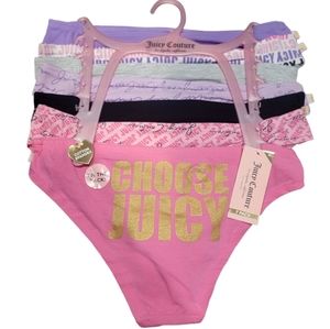 Juicy Couture 7 pair of cheekini panties
